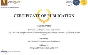 PhD candidate, Francois Rozon, publishes a “Feature paper”