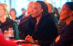 Prof Moyo at event