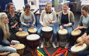 Drumming up support for student mental health
