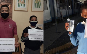 Opvoedkunde Studentekomitee gee terug vir Mandeladag