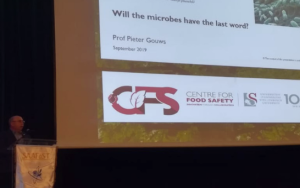 Prof Pieter Gouws was a key note speaker at the SAAFoST 23rd biennial international congress and exhibition