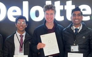 SoA first-years secure first prize in Deloitte competition