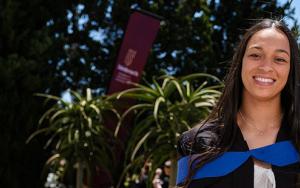 SU graduate swaps running for rugby, and represents SA within the first year