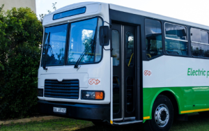 Old diesel bus beats to the rhythm of a new electric heart