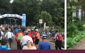 Walking 160 kilometers to raise funds for postgraduate studies in polymer science at SU