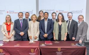 French delegation visit Stellenbosch University.