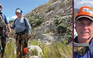 Leon Visser supporting Helihack