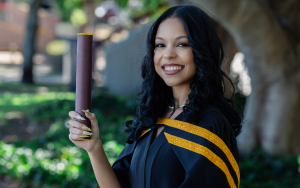 Photo of Casey-Lee Anthony graduating