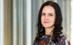Dr Monika Moir photographed at the Centre for Epidemic Response and Innovation on the Stellenbosch Campus.