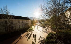 University at sunrise