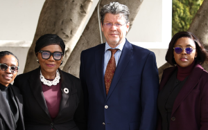 Guests of honour at the Career Day for Law Students