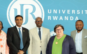 Stellenbosch University Rector with SU Delegation at the University of Rwanda 