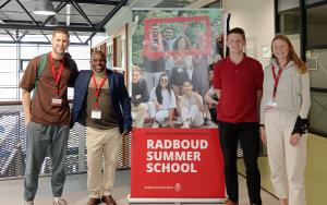 Kozanai Kubiku at a Summer School at Radboud University, Netherlands, 2024