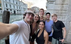 Luke Baard's group photo during a Summer School in Venice, 2024