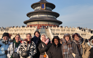 Students Participating in the Chinese Bridge Camp in China