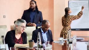 Workshop photo at the Unesco conference in Kenya 2024