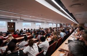 Students at open day