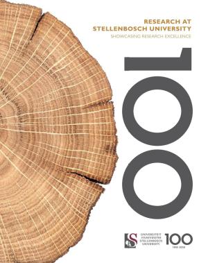 cover of research at stellenbosch