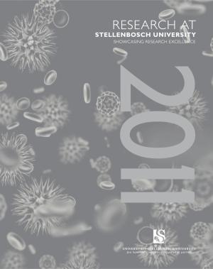 cover of research at stellenbosch
