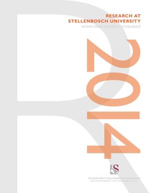 cover of research at stellenbosch