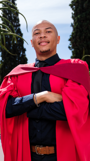 Image of student graduating