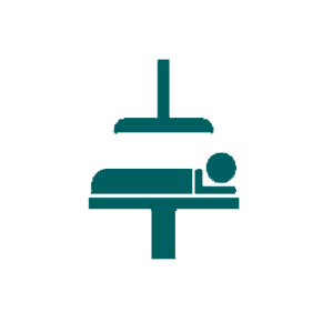 operating theatre icon with spotlight