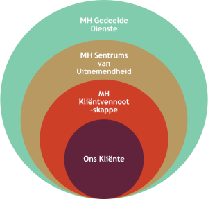 Client centric model Afrikaans