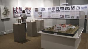 Pieces in a museum