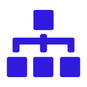 hierarchical-structure-blue