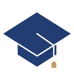 Icon of Education Faculty Graduation Cap