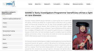 Prof Moosa's journey