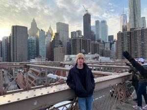 SU Student Aiden Timberlake on a Winter School in USA