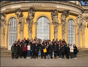 SU Student Celine Bakker on a summer school at Humboldt University, Germany