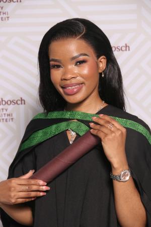 TRAC Alumnus graduating at Stellenbosch University