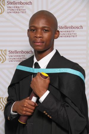 TRAC Alumnus graduating at Stellenbosch University
