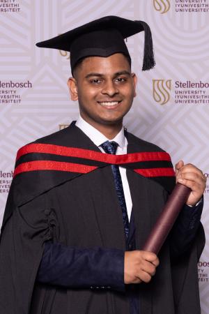 TRAC Alumnus graduating at Stellenbosch University