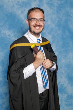 TRAC Alumnus graduating at Stellenbosch University