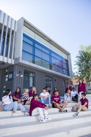 Students at Victoria Hub