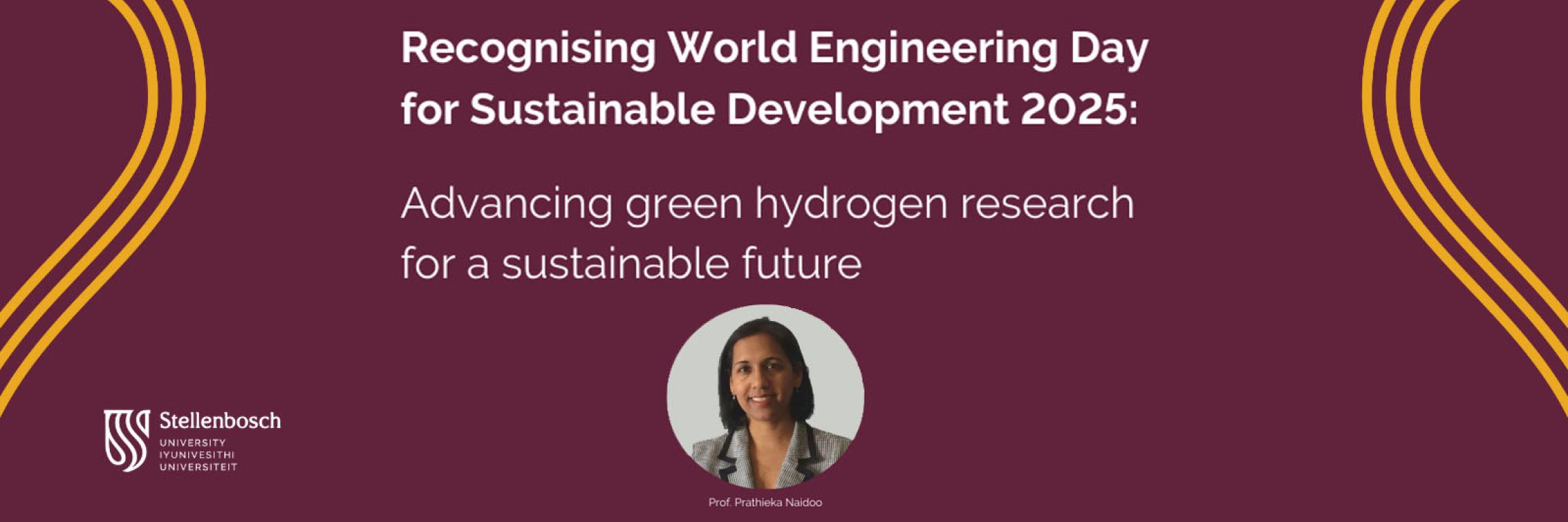 Sustainable Engineering Reddy Recognising World Engineering Day 2025: Advancing green hydrogen ...