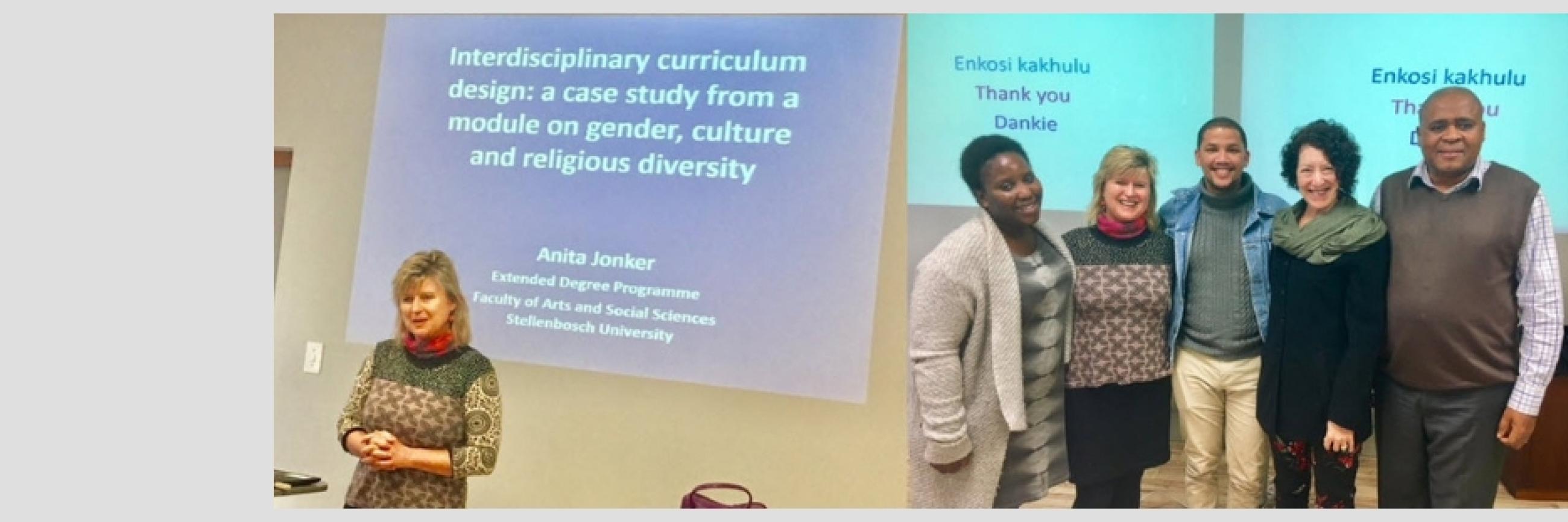 Interdisciplinary curriculum design: a case study from a module on ...