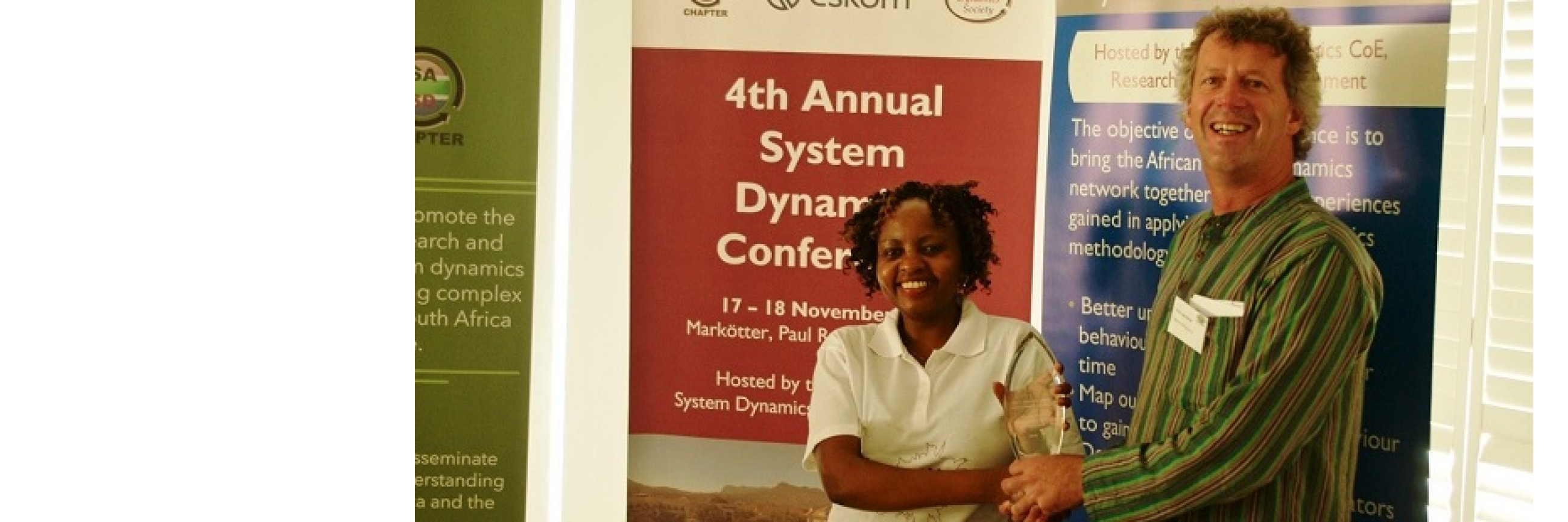 Stellenbosch University Staff wins Best Contribution to System Dynamics ...