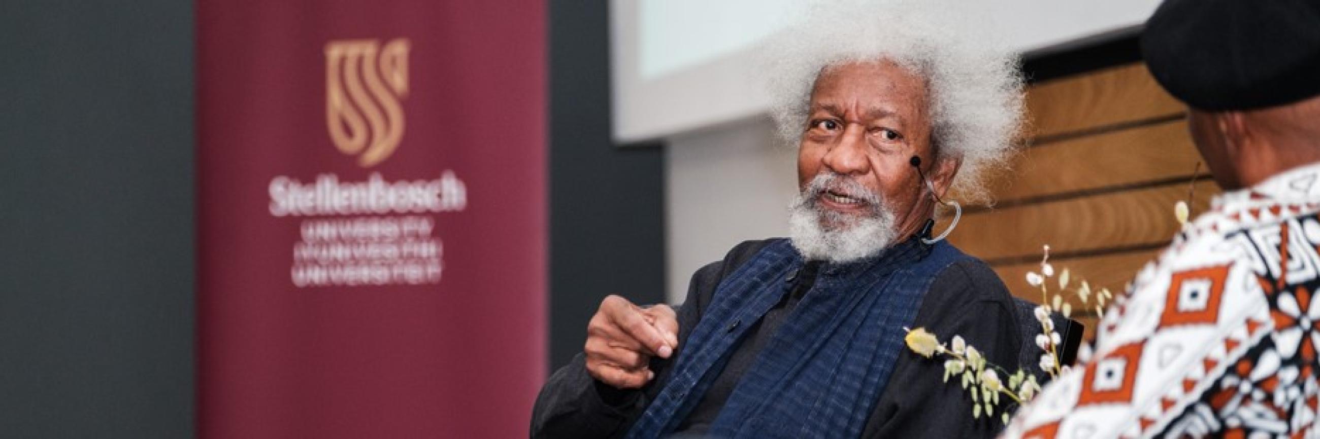 Wole Soyinka: Nobel laureate charms SU audience with razor-sharp wit ...