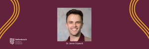 Dr. Jamie Cripwell recognised as ‘Promising Young Researcher’ by NRF