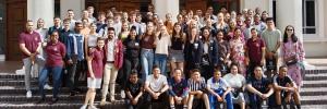 50 jong leiers besoek kampus