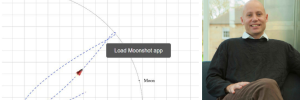 App simulates Apollo 11’s figure-eight return path around the moon