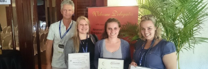 Chemistry students perform well at APA international conference