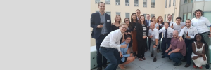 Dekaan Ingrid Woolard ontmoet alumni in Luxemburg
