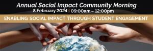 Enabling social impact through student engagement