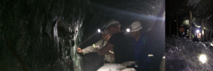 Fieldwork at Sheba and Fairview gold mines in Barberton