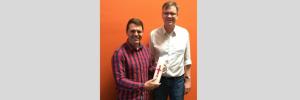 Gift exchange between the Beyers Naudé Centre and the Institute of Ethics of the Faculdades EST, Brazil